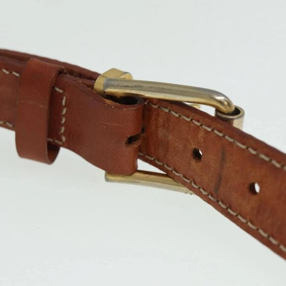 CELINE Macadam Canvas Shoulder Bag PVC Leather Brown Auth - Picture 8 of 16